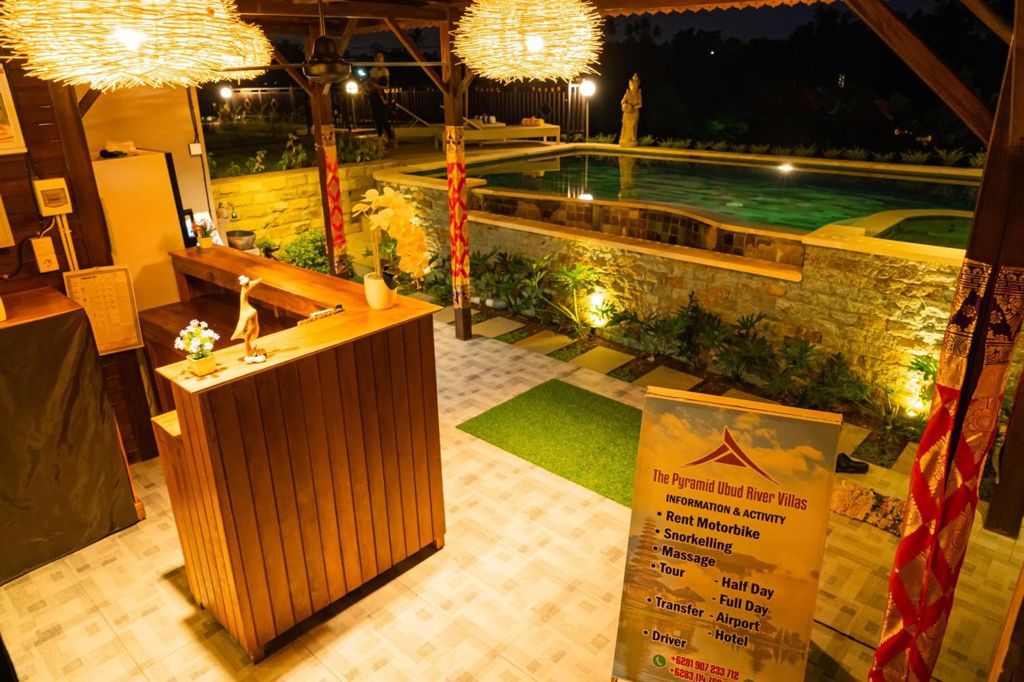 The Pyramid Ubud River Villas Payangan Eksteriør billede