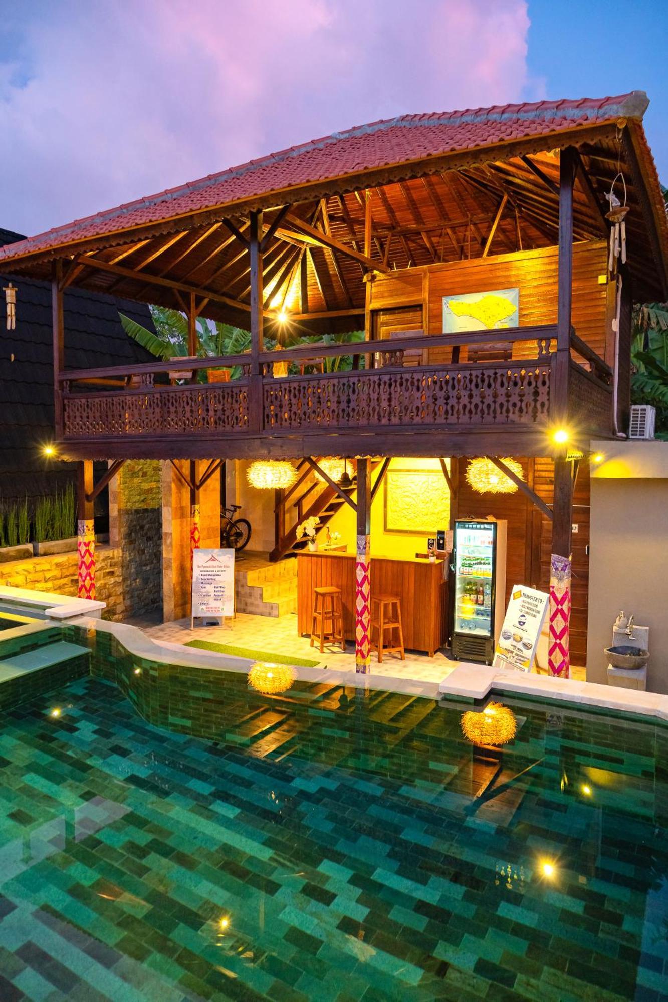 The Pyramid Ubud River Villas Payangan Eksteriør billede