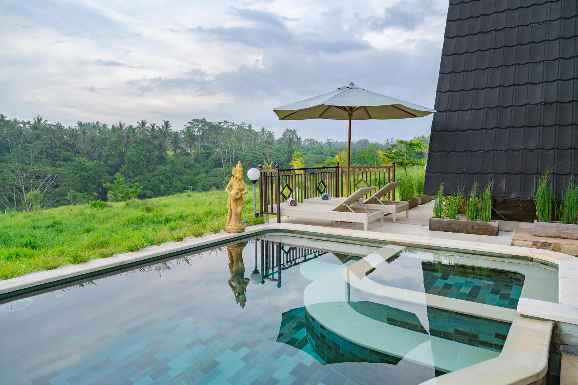 The Pyramid Ubud River Villas Payangan Eksteriør billede