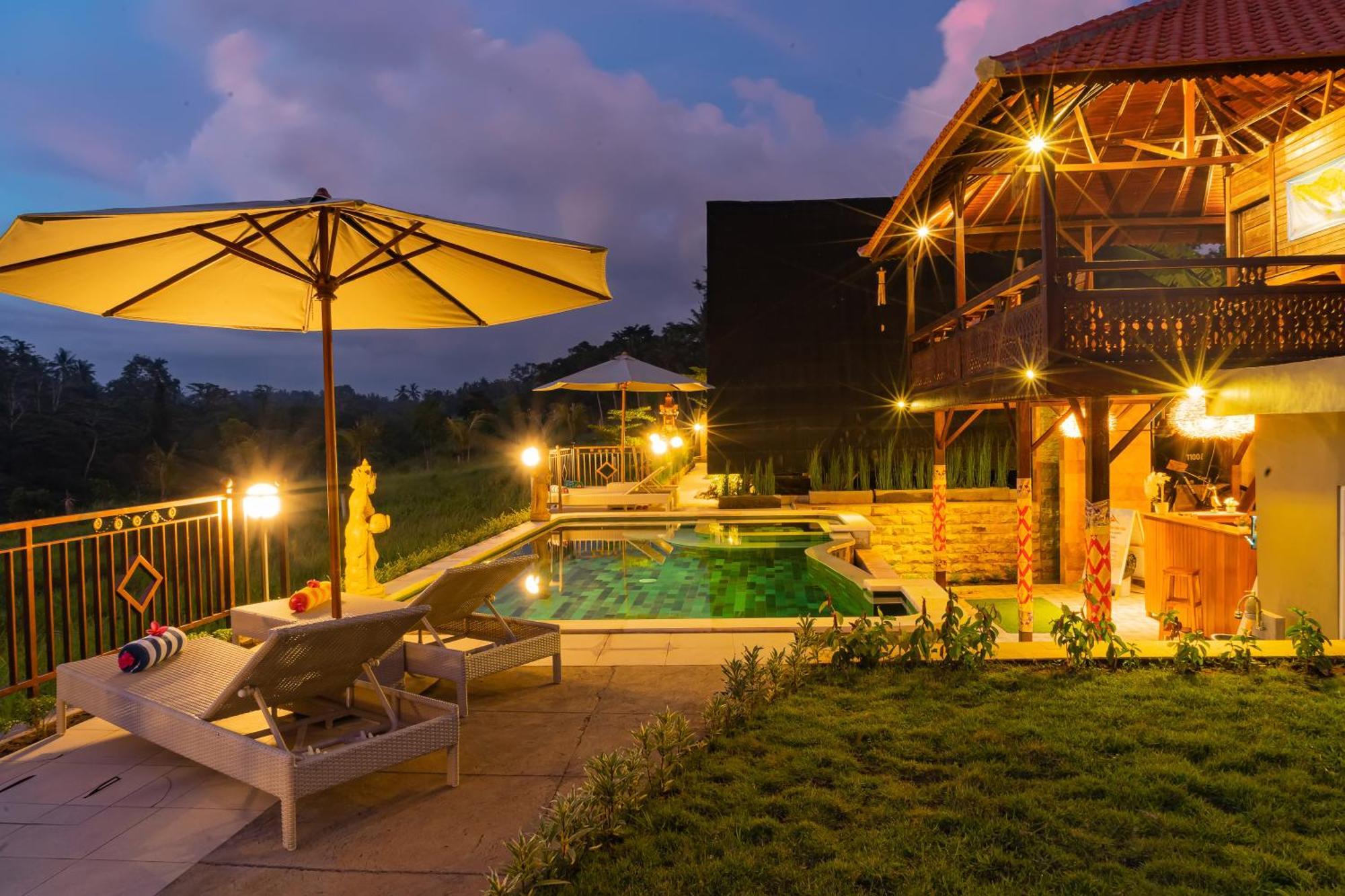 The Pyramid Ubud River Villas Payangan Eksteriør billede