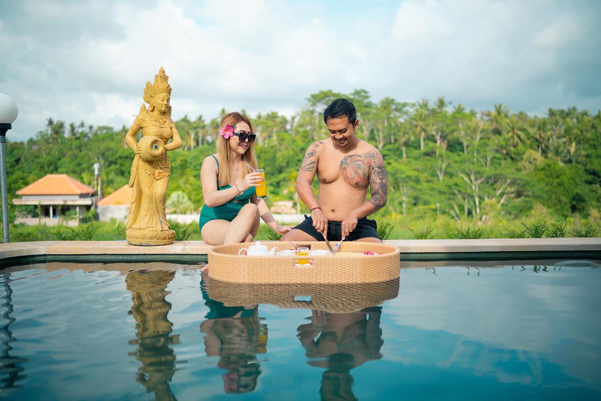 The Pyramid Ubud River Villas Payangan Eksteriør billede