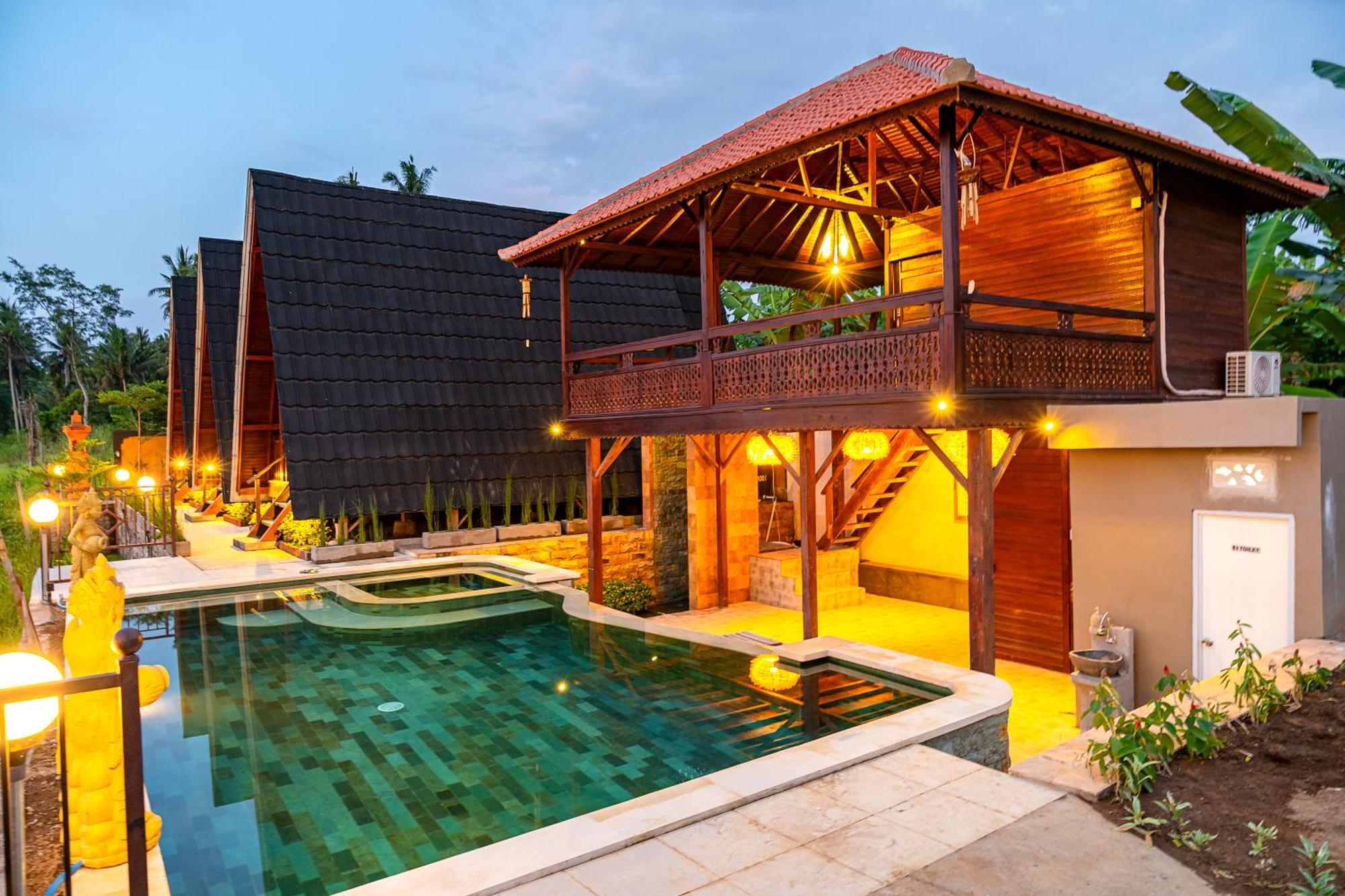 The Pyramid Ubud River Villas Payangan Eksteriør billede