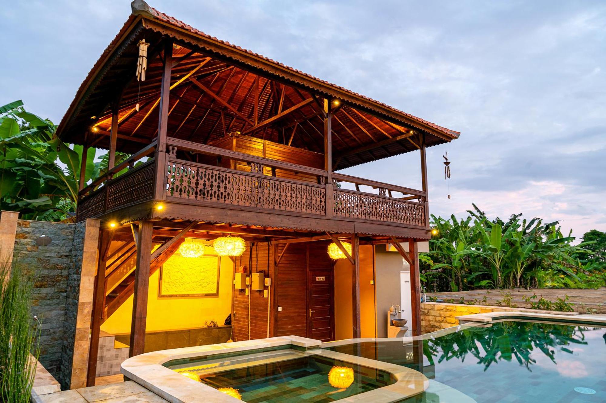 The Pyramid Ubud River Villas Payangan Eksteriør billede